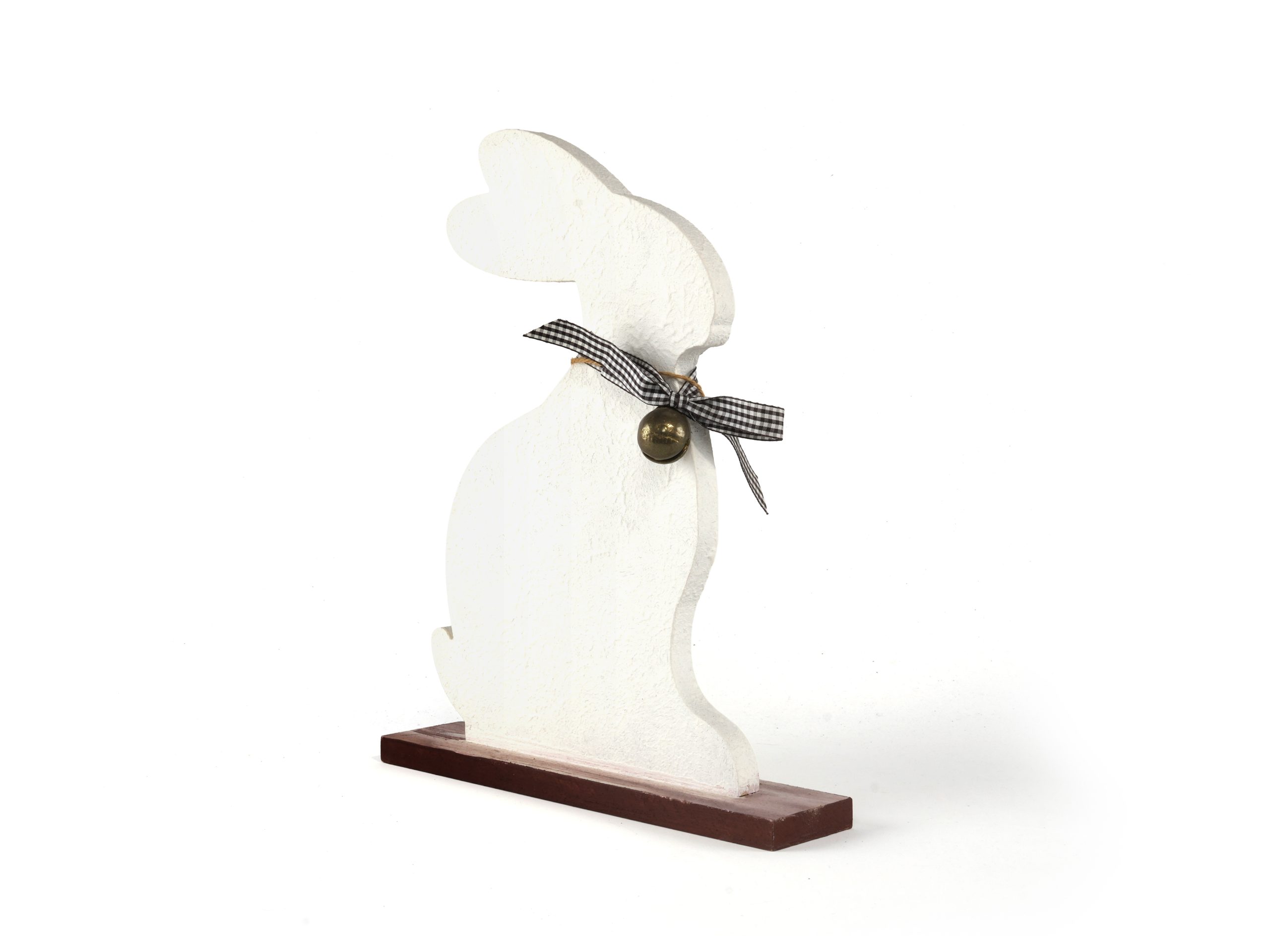 Dekoratif Çanlı Ahşap Tavşan